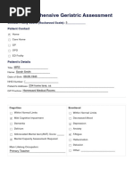 Comprehensive Geriatric Assessment-Sample