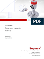 Radar Level Meter User Datasheet