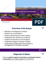 Lecture 6 Management of Normal Labour - Uploaded 22 August 2023