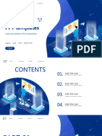 Blue Technology Business Powerpoint Templates