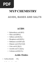 Acids and Bases