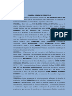 Contrato y Minuta de Compra Venta Vehiculo Autoventa Bajo Poder