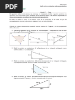 Taller de Repaso 3 - 8 (Teorema de Pitágoras)