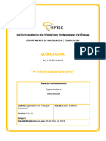 Química Geral: Instituto Superior Politécnico de Tecnologias E Ciências