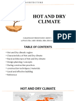 Hot and Dry Climate