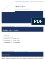 Transient and Steady State Response Analysis 1