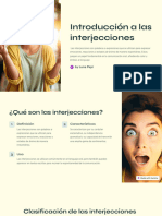 Introduccion A Las Interjecciones