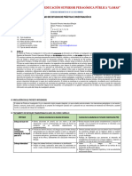 Silabo de Práctica e Investigación IX - Primaria EIB