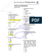 PRÁCTICA - La Preposición