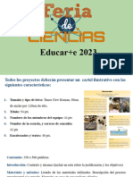 Cartel Redactar Proyecto Feria-De-Ciencias