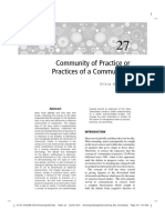 Texto 4 - Gherardi - 2009 - Community of Practice or Practices of A Community