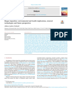 Biogas Impurities Environmental and Health Implications, Removal Technologies and Future Perspectives