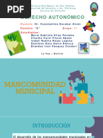 Grupo 11 - Mancomunidad Municipal