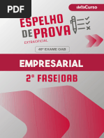 Empresarial - Espelho Extraoficial - 40º Exame - MeuCurso Educacional