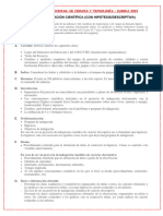 Área de Indagación Científica (Con Hipótesis/Descriptiva) : Feria Escolar Nacional de Ciencia Y Tecnología - Eureka 2023