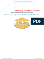 Marketing Cloud Email Specialist 9