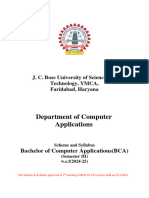 Bachelor of Computer Applications (BCA)