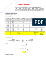 Skewness Examples