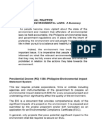 Philippine Laws On Environmental