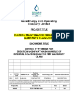 Method Statement - Internal Scaffolding