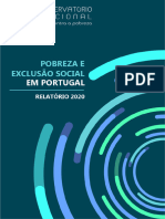 Pobreza e Exclusao Social em Portugal Relatorio 2020