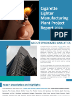 Cigarette Lighter Manufacturing Plant Project Report