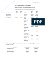 Cash Flow Statement Inv & Fin Activity (Mat 4) Iyhgblo8yugbjmn