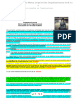 Preguntero 2 Parcial de Marco Legal de Las Organizaciones Mod 3 y 4 Compress