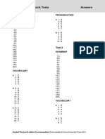 EF4e Preint Quicktest Answer Key