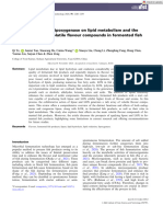 Int J of Food Sci Tech - 2024 - Ye - Effect of Lipase and Lipoxygenase On Lipid Metabolism and The Formation of Main