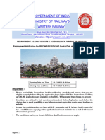 Government of India Ministry of Railways: Western Railway