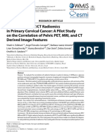 22 Molecular Imaging and Biology Radiomics Cervical Cancer