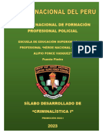 Criminalistica I