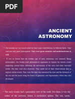 Module 1 Ancient Astronomy