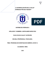 Informe Internado Telesup. José Wilmer Muñoz Muñoz