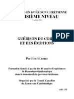 Guérison Du Corps Et Des Émotions°henri LEMAY°130