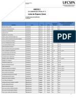 Anexo I Do Comunicado Oficial N 14 - Divulga Candidatos em Lista GERAL de Espera - MEC