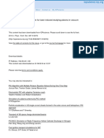 2D Electrostatic PIC Algorithm For Laser Induced S