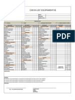 Modelo Checklist Máquinas