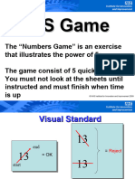 Productive Community Services 5S Number Game