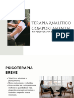 Terapia Analitico Comportamental Na Psicoterapia Breve