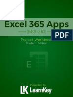 Excel 365 Apps (MO-210) Student Workbook