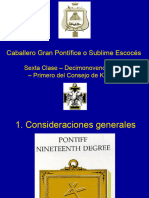 19 Grado Caballero Gran Pontifice