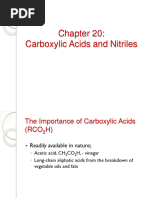 Carboxylic Acids and Nitriles