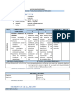 Sesión de Aprendizaje 08-11