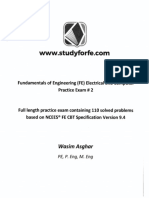 Fundamentals of Engineering Fe Electrical and Computer Practice Exam 2 PDF Free