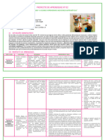 Proyecto de Matematica 5 Años