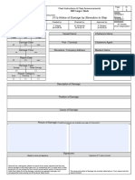 SEA3 30E Notice of Damage by Stevedore To Ship