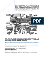 C. - Materiales para Carrocerías de Automóviles