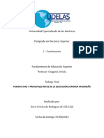 Perspectivas y Principales Retos de La Educación Superior Panameña-Trabajo Final